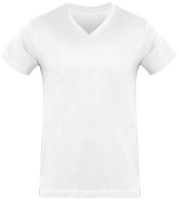 Camiseta Hombre Cuello en V 180g