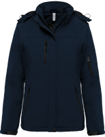 Parka Softshell con Forro y capucha desmontable Mujer