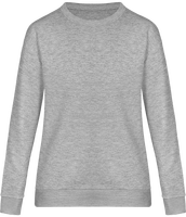 Sudadera de cuello redondo hombros caídos