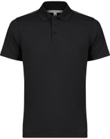 Polo hombre manga corta ribete hombro