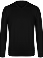 Jersey Lana Merina cuello de pico hombre