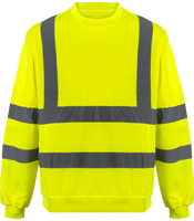 Sudadera alta visibilidad cuello redondo