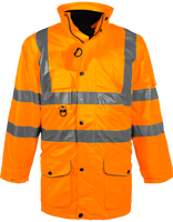Parka de seguridad alta visibilidad 7 en 1
