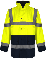 Chaqueta de seguridad alta visibilidad bicolor