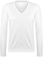 Camiseta Manga Larga Cuello V Mujer 