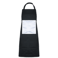 Tablier Noir avec Poche Sublimable