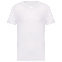 T-shirt Bio col à bords francs manches courtes homme