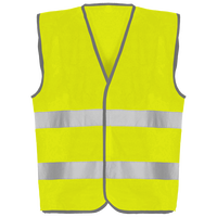 Chaleco de seguridad fluorescentes amarillas 2 Bandas