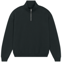Sweatshirt zip 1 quart unisexe coupe Boxy MILLER DRY