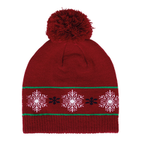 Bonnet motif de Noël