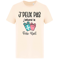 T-Shirt J peux pas j attend le père noel Cadeaux