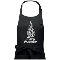 Tablier merry christmas sapin