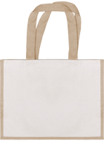 Bolsa de tela grande en arpillera
