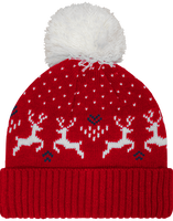 Gorro de invierno con diseño de renos