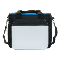 Sac isotherme noir avec couvercle bleu